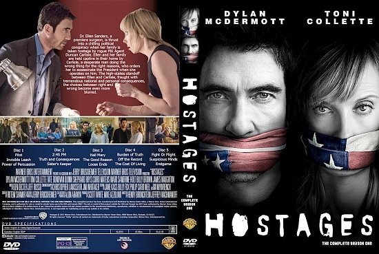 dvd cover Hostages Season 1