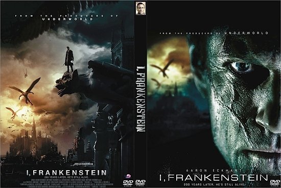 dvd cover I, Frankenstein