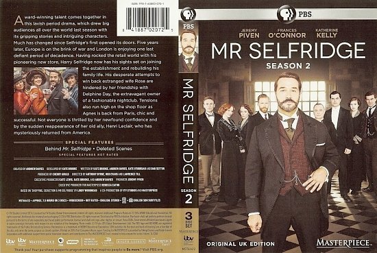 dvd cover Mr. Selfridge