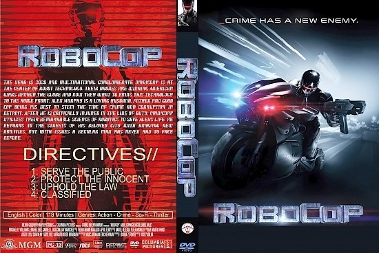dvd cover ROBOCOP