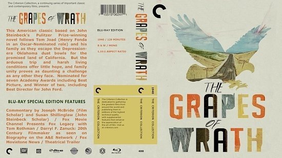 dvd cover The Grapes Of Wrath