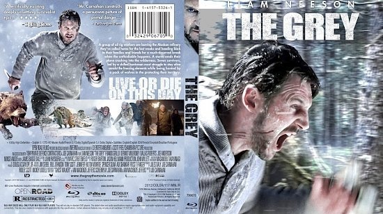 dvd cover The Grey Bluray