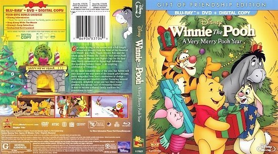 dvd cover A Very Merry Pooh Year