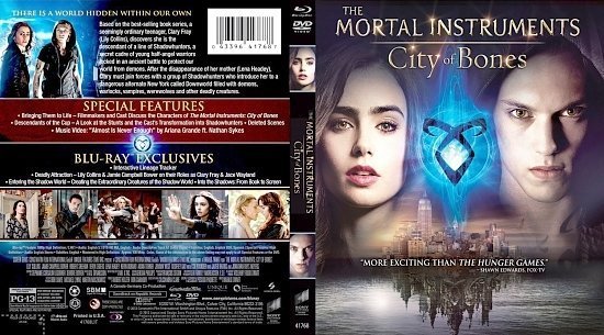 dvd cover The Mortal Instruments City Of Bones