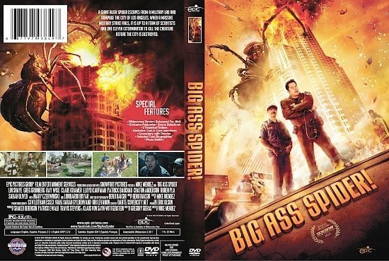 dvd cover Big Ass Spider R1