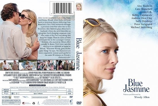 dvd cover Blue Jasmine R1 Custom