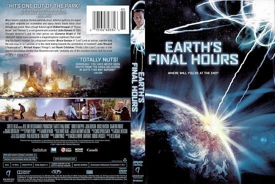 dvd cover Earth's Final Hours
