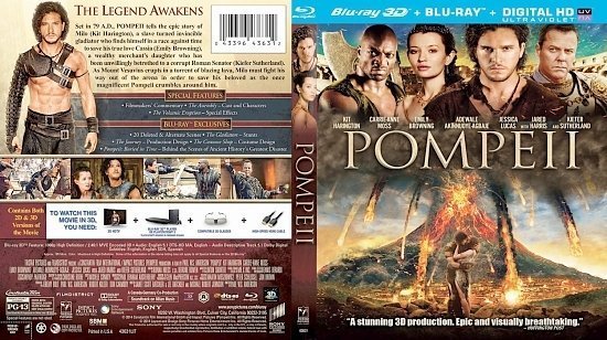 dvd cover Pompeii