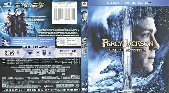 dvd cover Percy Jackson Sea Of Monsters