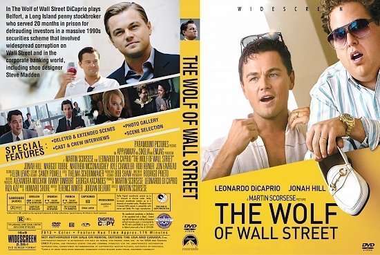 dvd cover The Wolf Of Wall Street R1