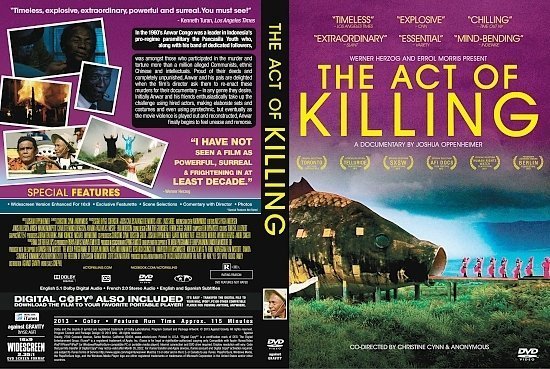 dvd cover The Act of Killing R1