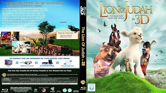 dvd cover The Lion of Judah Bluray