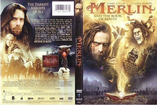 dvd cover Merlin And The Book Of Beasts (2009) R1