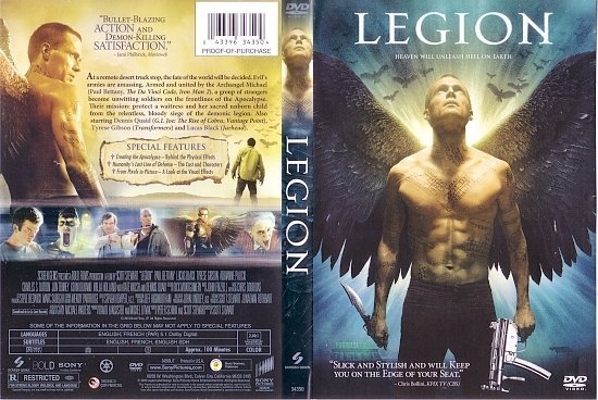 dvd cover Legion (2010) R1