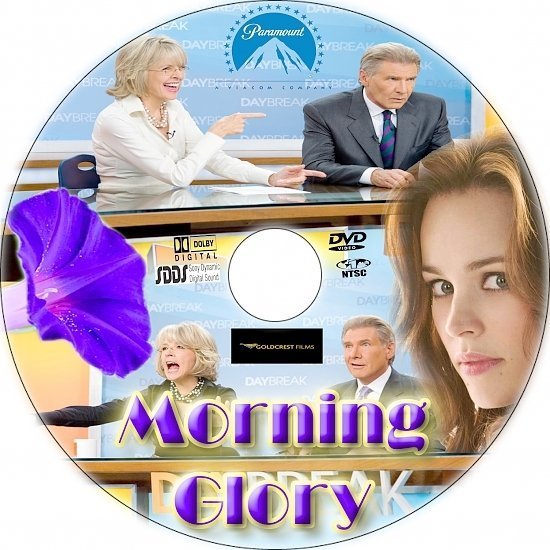 dvd cover Morning Glory (2010) R1 Custom CD Cover