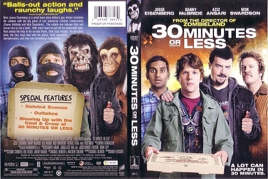 dvd cover 30 Minutes Or Less (2011) R1