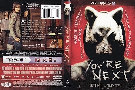 dvd cover You're Next R1