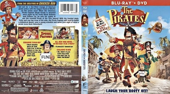 dvd cover The Pirates! Band Of Misfits