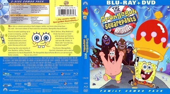 dvd cover The Spongebob Squarepants Movie