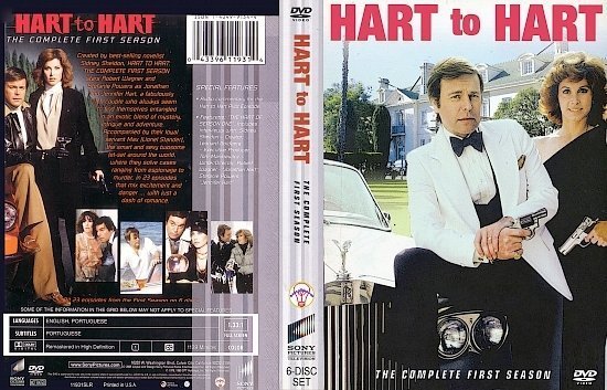 dvd cover Hart To Hart: The Complete First Season (1979) R1 Custom