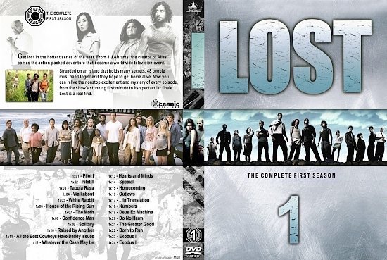 dvd cover Lost Season 1 Set