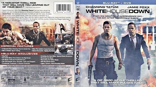 dvd cover White House Down