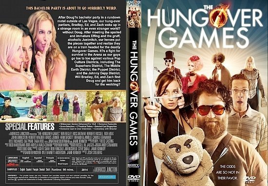 dvd cover The Hungover Games R1 CUSTOM