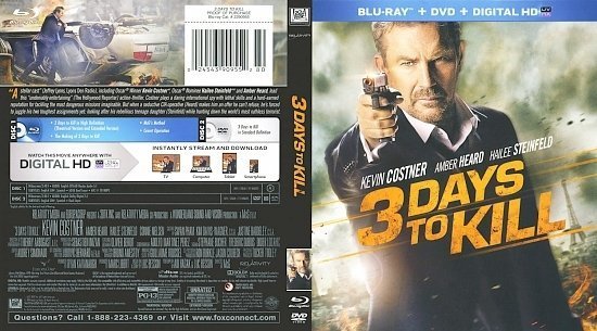 dvd cover 3 Days To Kill