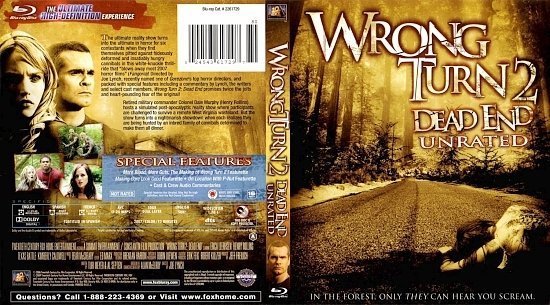 dvd cover Wrong Turn 2 Dead End