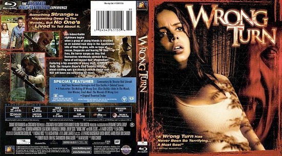 dvd cover Wrong Turn