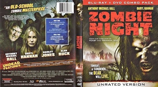 dvd cover Zombie Night