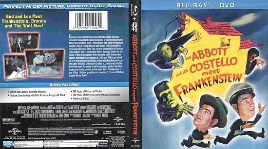 dvd cover Abbot And Costello Meet Frankenstein