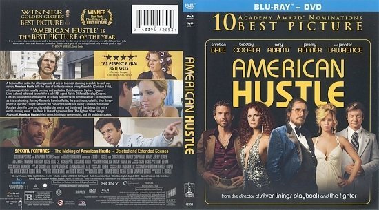 dvd cover American Hustle Scanned Bluray