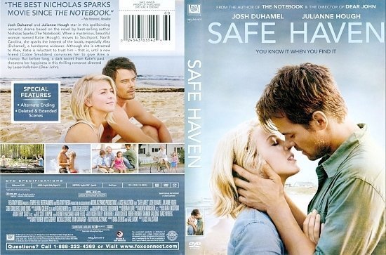 dvd cover Safe Haven