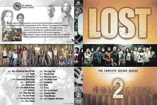 dvd cover Lost Season 2 Set