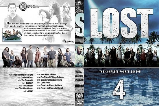 dvd cover Lost Season 4 Set