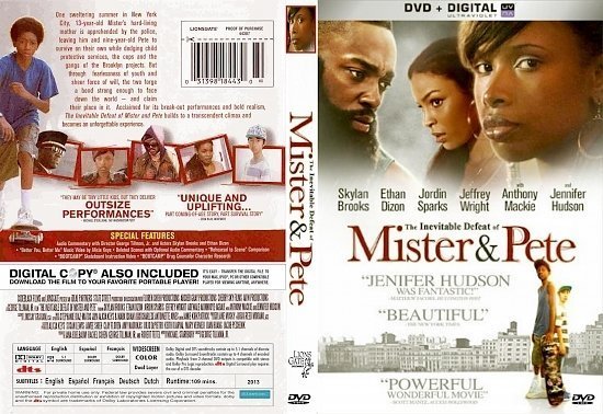 dvd cover The Inevitable Defeat Of Mister Pete R1