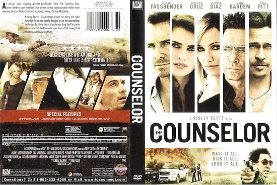 dvd cover The Counselor R1
