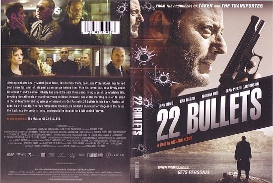 dvd cover 22 Bullets (2010) R1