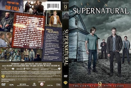 dvd cover Supernatural Season 9