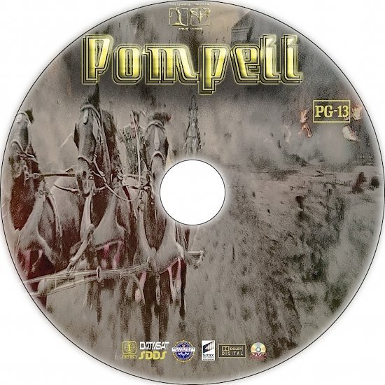 dvd cover Pompeii R1 Custom CD Cover