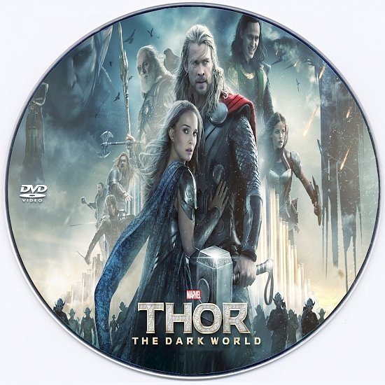 dvd cover Thor: The Dark World Custom CD Cover