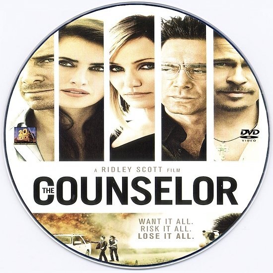 dvd cover The Counselor Custom CD Cover