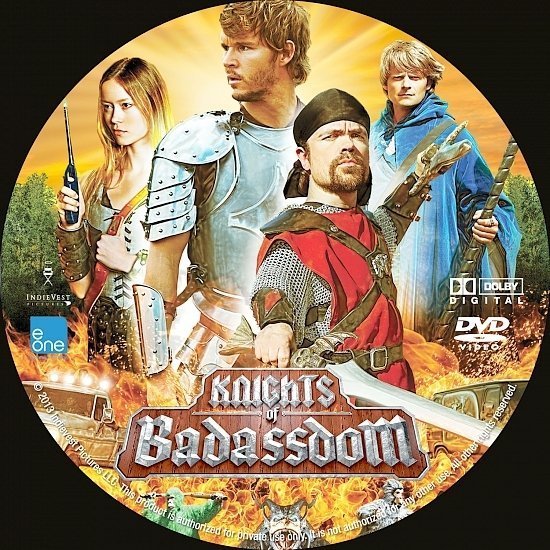 dvd cover Knights Of Badassdom Custom