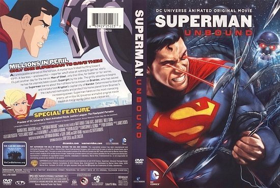 dvd cover Superman Unbound cover