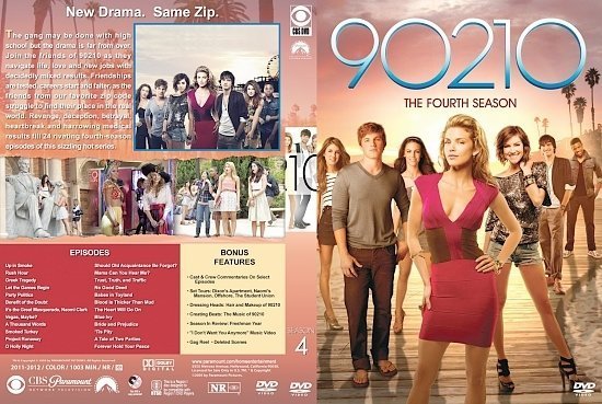 dvd cover 90210 Season 4