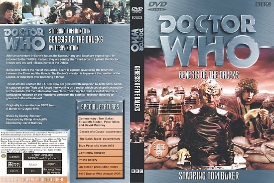 dvd cover Doctor Who Genesis Of The Daleks