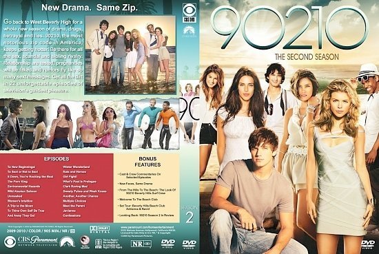 dvd cover 90210 Season 2