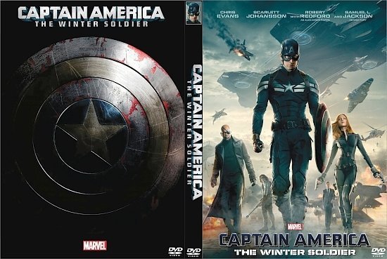 dvd cover Captain America: The Winter Soldier