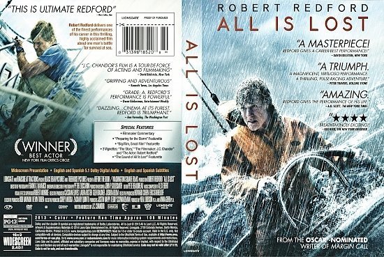 dvd cover All Is Lost R1
